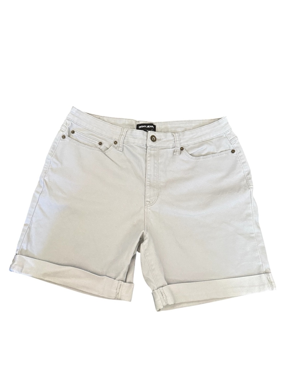 DKNY Casual Gray Women's Cuffed Shorts